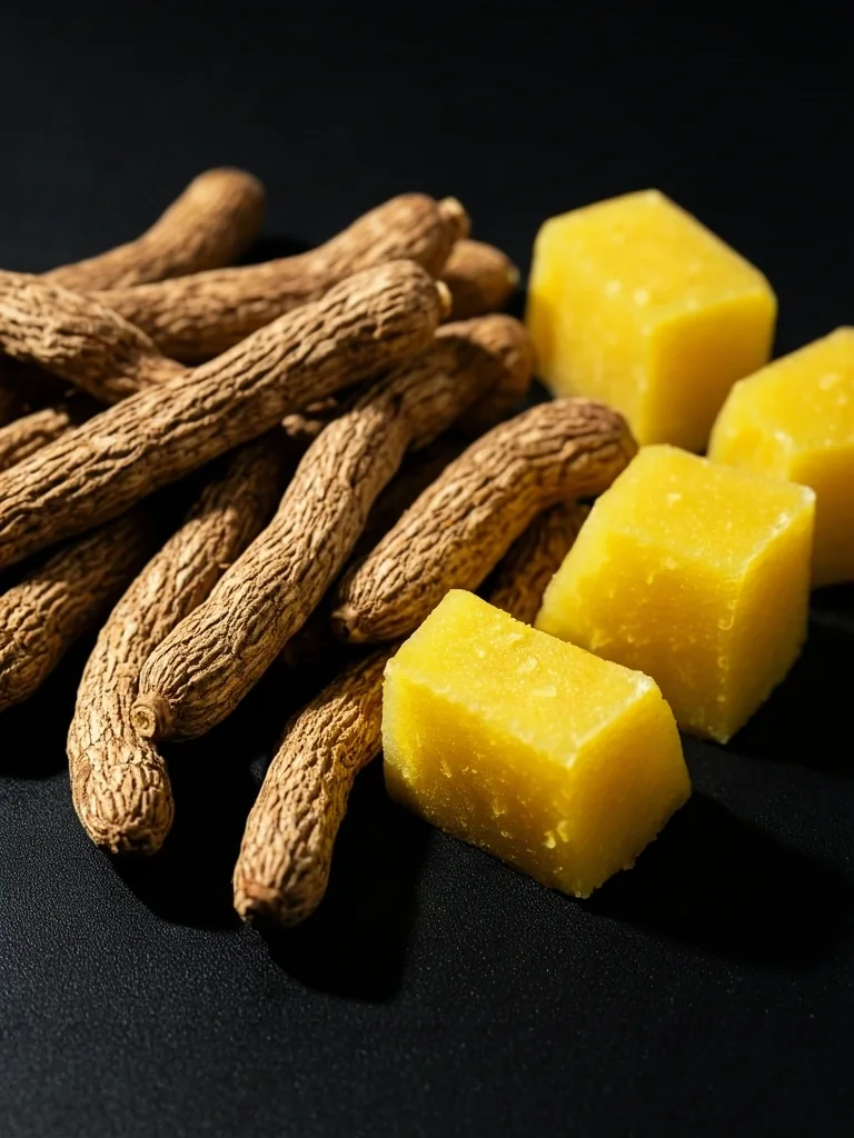 Maca Root Textures